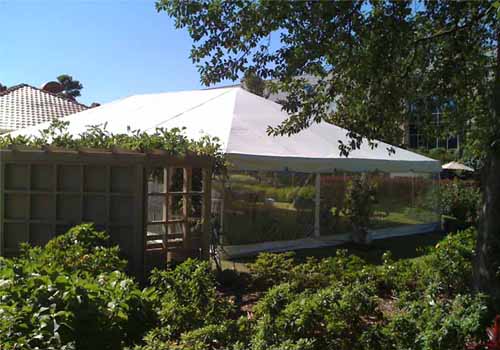 Wedding Marquee at Tree house Garden