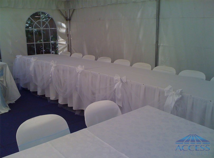 wedding setup at Erskenville