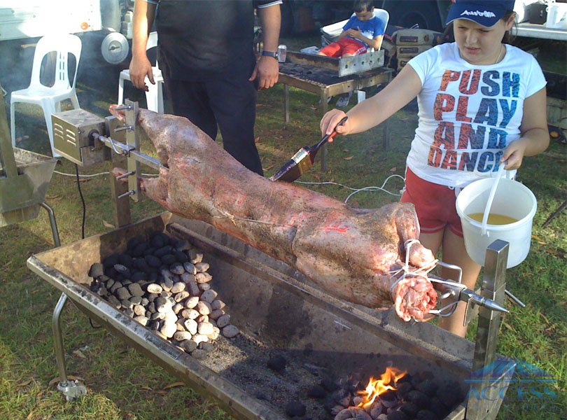 Wedding setup at Clarkes Point (Hunters Hill)