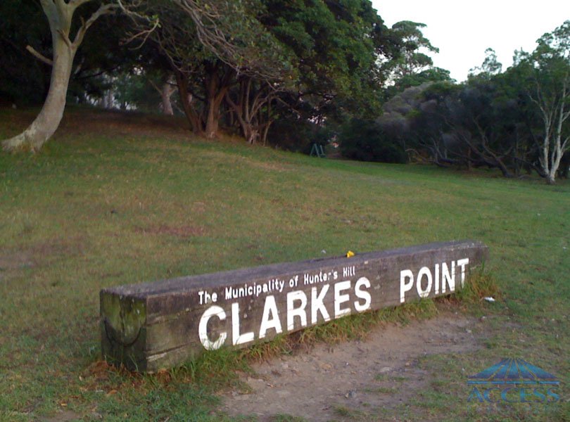 Wedding setup at Clarkes Point (Hunters Hill)