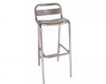 Polished Aluminium Bar Stool