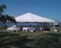 Wedding setup at Clarkes Point (Hunters Hill)