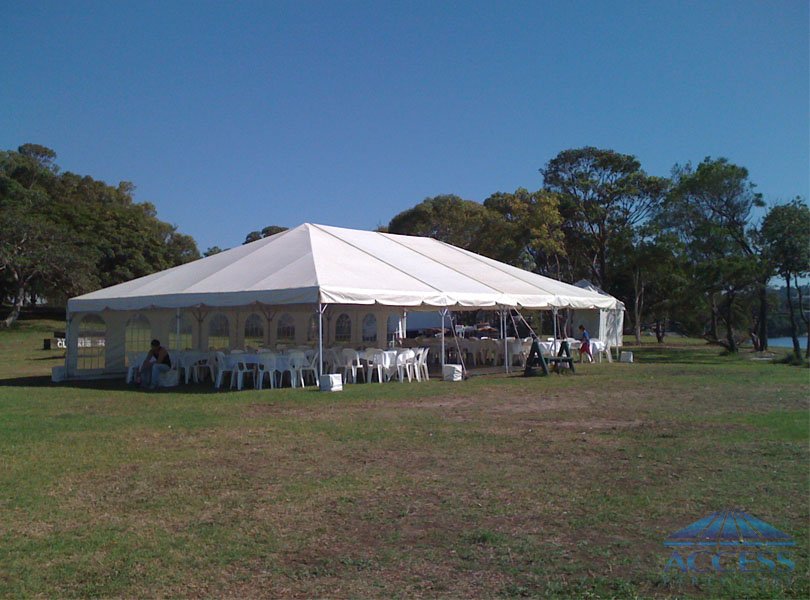 Wedding setup at Clarkes Point (Hunters Hill)