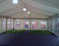 Wedding as Peakhurst Free Standing Marquee 6 m x 12m with silk lining