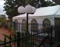 Wedding as Peakhurst Free Standing Marquee 6 m x 12m with silk lining