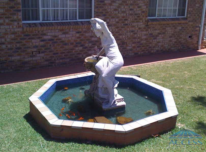 Wedding Setup on the front yard at Bexley
