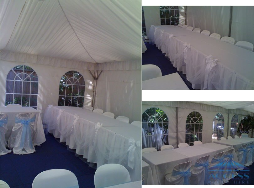 wedding setup at Erskenville