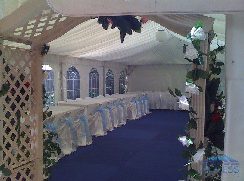 wedding setup at Erskenville