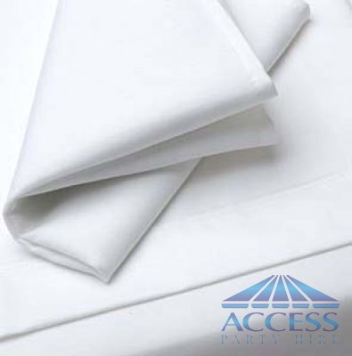 White linen table cloth Diameter 1.8 meters