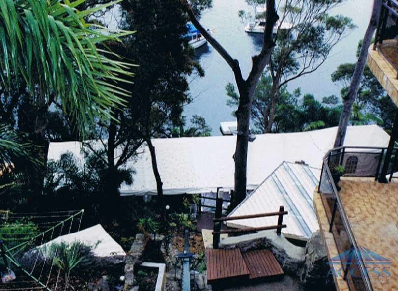 Wedding setup at Yowie Bay