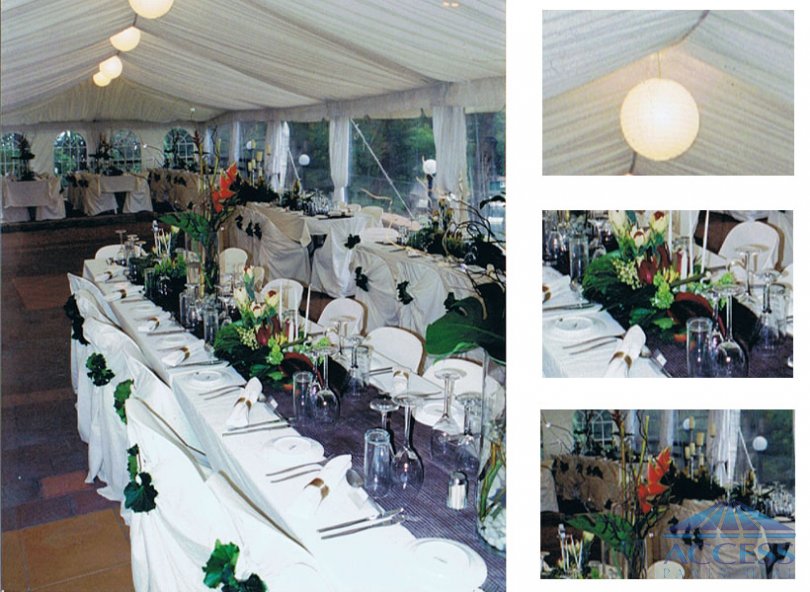 Wedding setup at Yowie Bay