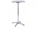 Bar Tables polished aluminium finish