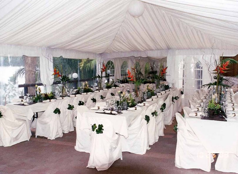 Wedding setup at Yowie bay